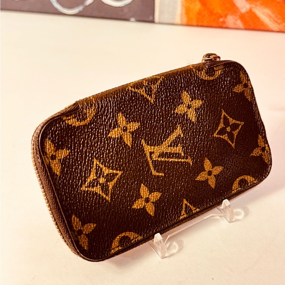 Louis Vuitton Key Holder Brown Monogram Zipper round - Picture 11 of 14